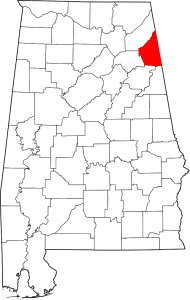 Cherokee County Alabama Map