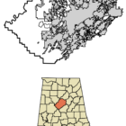 Location of Morris Alabama in Jefferson County, Alabama