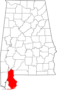 Baldwin County Alabama Map