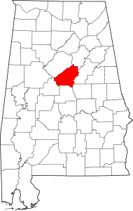 Shelby County Alabama Map
