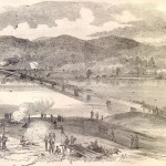 The War In North Alabama. Rout Of A Rebel Force, Under General Ledbetter, Near Bridgeport. Sketched by Mr. H. Hubner