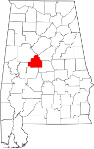 Bibb County Alabama Map
