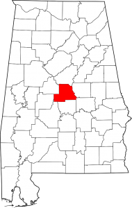 Chilton County Alabama Map