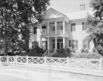 The James Dellet House is the only original residence remaining in Claiborne