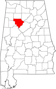 Walker County Alabama Map
