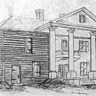 Illustration of the Andrew Ross portion of Cherokee Plantation. Source: “The Cherokee Plantation, Fort Payne, Alabama”, by Royce Kershaw, Sr., 1970. The logs are still in the walls of the existing home.