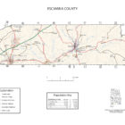 Escambia County Alabama Map
