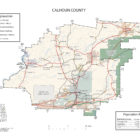 Calhoun County Alabama Map