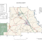 Chilton County Alabama Map