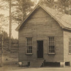 One-room schoolhouse in Clarke County, Alabama. Circa 1913