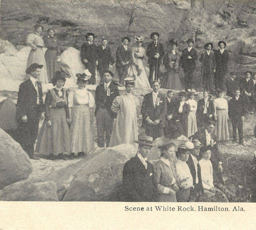 Scene at White Rock, Hamilton, Ala. Circa 1900-1909