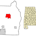 Location of Abbeville in Henry County, Alabama.